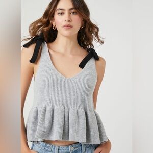 NWT FOREVER 21 WOMEN’S BOW DETAIL SWEATER TOP XL